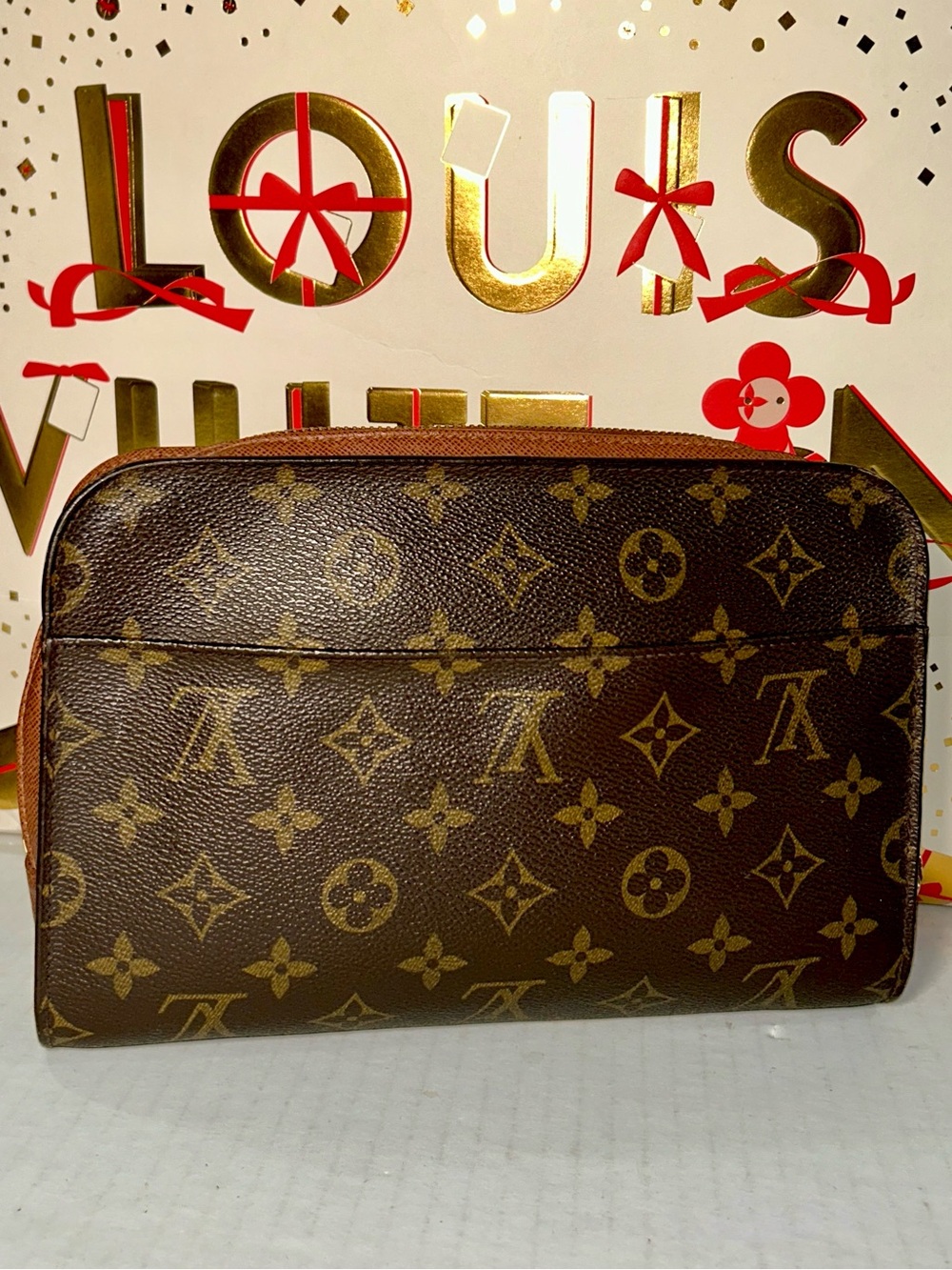Louis Vuitton Brown Monogram Canvas Toiletry Pouch